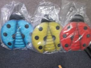 lot 74 image: Metal Lady Bug Decor...