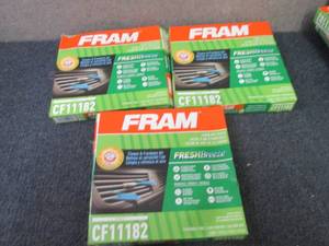 lot 85 image: 3 each CF11182 Cabin Air Filter Wit...