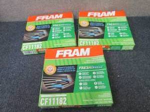 lot 88 image: 3 each CF11182 Cabin Air Filter Wit...