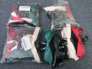 lot 90 image: 4- 4 pks Ribbon Bow Claw Clips...