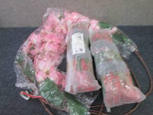 lot 96 image: Artificial Ferns & Flowers...