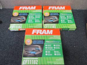 lot 107 image: 3 each CF11182 Cabin Air Filter Wit...