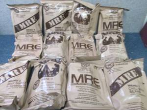 lot 138 image: Sealed Case of 12 MREs Meal Ready ...