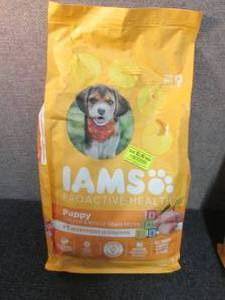 lot 185 image: 7 lb Iams Proactive Health Puppy Fo...