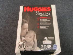 lot 187 image: 168 ct Huggies Wipes...