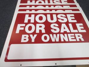 lot 228 image: 4 each 2 Sided House for Sale by Ow...