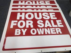 lot 229 image: 4 each 2 Sided House for Sale by Ow...