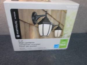 lot 237 image: 2 Portfolio Outdoor Wall Lanterns R...