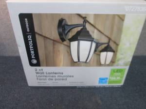 lot 238 image: 2 Portfolio Outdoor Wall Lanterns R...