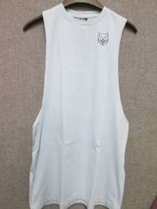 lot 294 image: 4 Medium Gym Wolf Athletic Tanks NW...