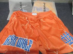 lot 315 image: 3 Mens Large Gym Wolf Athletic Shor...