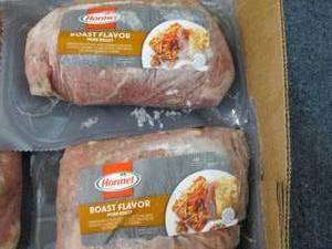 lot 344 image: CC 2- FROZEN Hormel Roast Flavor Ro...