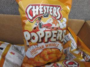 lot 370 image: 12- 2 oz Chesters Cheddar Whirlz P...