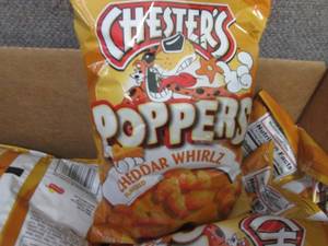 lot 371 image: 12- 2 oz Chesters Cheddar Whirlz P...