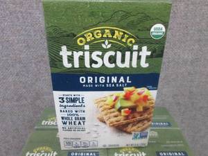 lot 375 image: 12- 9 oz Organic Original Triscuits...