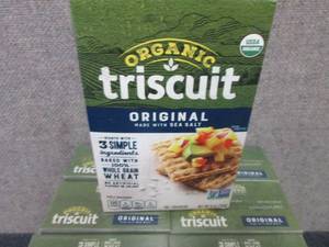 lot 376 image: 12- 9 oz Organic Original Triscuits...