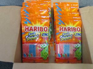 lot 378 image: 12- 3.6 oz Haribo Sour Streamers...