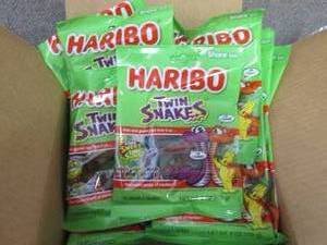 lot 385 image: 12- 4.0 oz Haribo Twin Snakes...