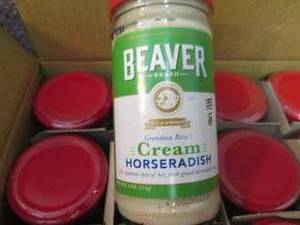 lot 400 image: 12- 4 oz Beaver Cream Horseradish...