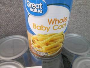 lot 411 image: 12- 15 oz Great Value Whole Baby Co...