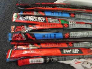 lot 453 image: 12 Assorted Jack Links Snack Sticks...