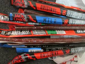lot 458 image: 12 Assorted Jack Links Snack Sticks...