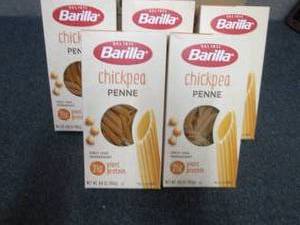 lot 468 image: 5- 8.8 oz Barilla Chickpea Penne Pa...