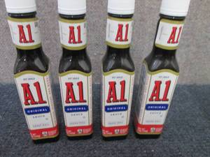 lot 500 image: 4- 5 oz A1 Original Sauce...