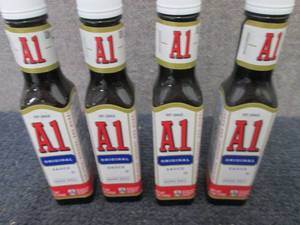lot 502 image: 4- 5 oz A1 Original Sauce...
