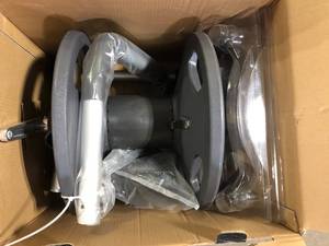 Gorilla 150 ft. Aluminum Zero Rust Hose Reel    Customer Returns See Pictures