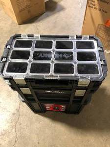 Husky 22 in. Connect Rolling System Tool Box Broken   Customer Returns See Pictures