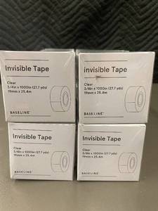 lot 12 image: I 3 - Lot of 48 Baseline Invisible Tape Rolls - 34in x 1000in