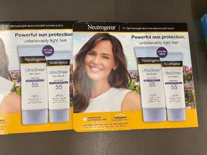 lot 39 image: Neutrogena Ultra Sheer Dry-Touch Sunscreen SPF 55 Broad Spectrum 2 packs 4 total