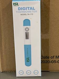 lot 45 image: Lot of 30 LSL Healthcare Digital Thermometers Model TA-173 LOW Batteries