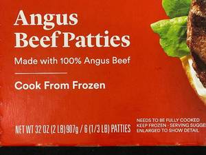 E - Good & Gather Angus Beef Patties - 6 Pack