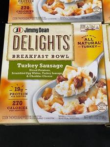 A - Jimmy Dean Delights Breakfast Bowl Turkey Sausage X 4 boxes