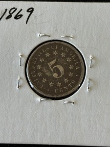 1869 Shield Nickel