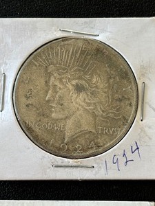 1924 Peace Dollar