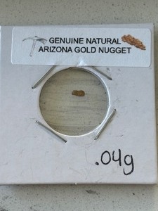 Arizona Gold Nugget .04 Grams