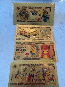 Pokemon 24K .999 Gold Foil Yen