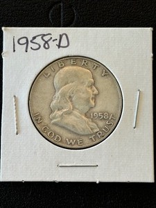 1958-D Franklin Half Dollar