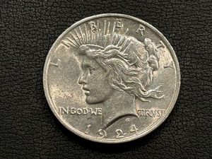 1924 Peace Dollar