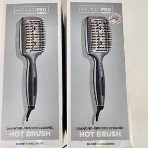Lot Of Four InfinitiPro Conair Diamond Infused Ceramic Hot Brush New