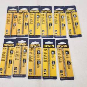 Lot Of Eleven New Irwin 316 Rotary Masonry Drill Bits