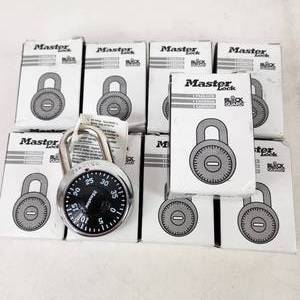 Lot Of Ten New Master Lock Block Guard Black