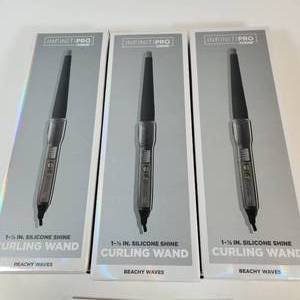 3 Conair Infiniti Pro Curling Wand 1-12 Silicone Shine