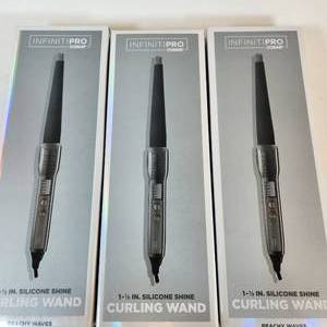 3 Conair Infiniti Pro Curling Wand 1-12 Silicone Shine