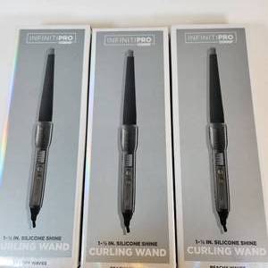 3 Conair Infiniti Pro Curling Wand 1-12 Silicone Shine