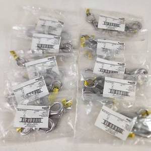 Lot Of Ten New Boat Snaps N262-451 34 x 3-1116 SWL 270# Round Swivel Eye Stainless 316