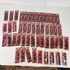 Lot Of Fifty New Ace Carbon Steel Jigsaw Blades Miscellaneous Sizes